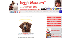 Desktop Screenshot of doggiemanners.com